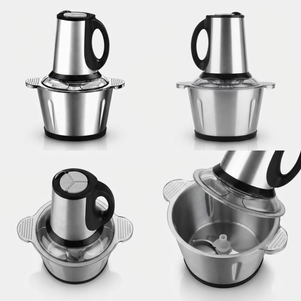 عرض مفرمه لحمه 5 لتر مع خلاط ومطحنة Silver Crest 4500W