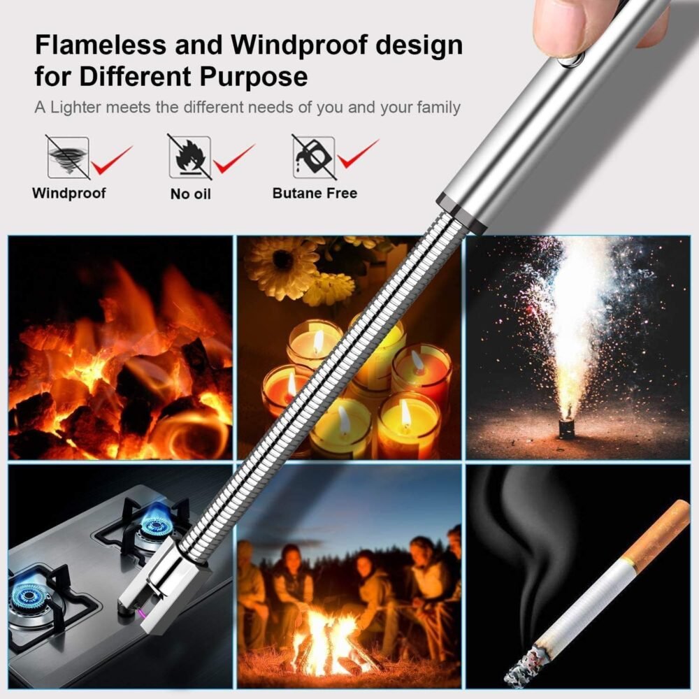 عرض قطعتين ولاعة كهربائية USB