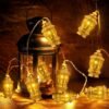 عرض رانر مع 2 كفر كوشن بيج نجوم مع فرع نور رمضان نحاس فانوس